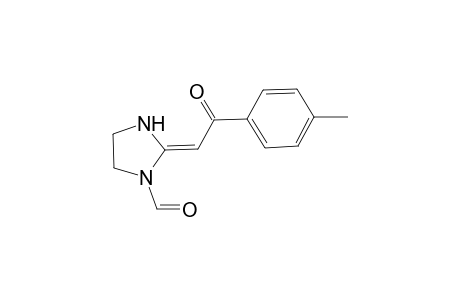 (2E)-2-[2-(4-methylphenyl)-2-oxidanylidene-ethylidene]imidazolidine-1-carbaldehyde