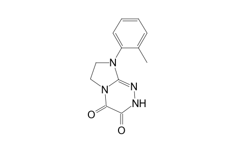 8-o-tolyl-7,8-dihydroimidazo[2,1-c][1,2,4]triazine-3,4(2H,6H)-dione