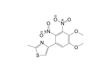 2-methyl-4-(2,3-dinitro-4,5-dimethoxyphenyl)-thiazole
