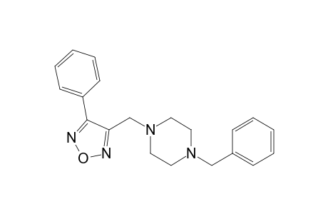 3-Phenyl-4-[[4-(phenylmethyl)-1-piperazinyl]methyl]-1,2,5-oxadiazole