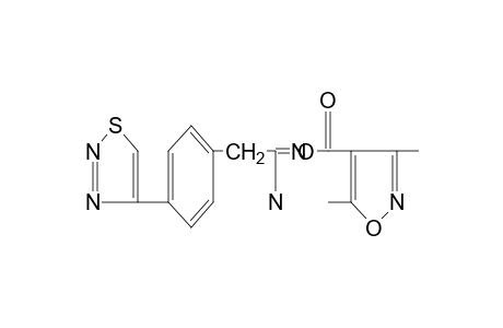 O-[(3,5-dimethyl-4-isoxazolyl)carbonyl)-2-[p-(1,2,3-thiadiazol-4-yl)phenyl]acetamidoxime