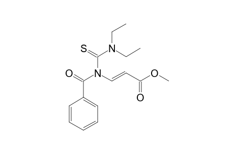 (E)-METHYL-3-[[BENZOYL-(DIETHYLAMINO)-CARBOTHIOYL]-AMINO]-2-PROPENOATE