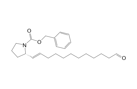 (2S)-1-Benzyloxycarbonyl-2-(11'-oxo-1'-dodecenyl)pyrrolidine
