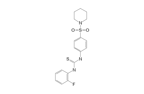 2-fluoro-4'-(piperidinosulfonyl)thiocarbanilide