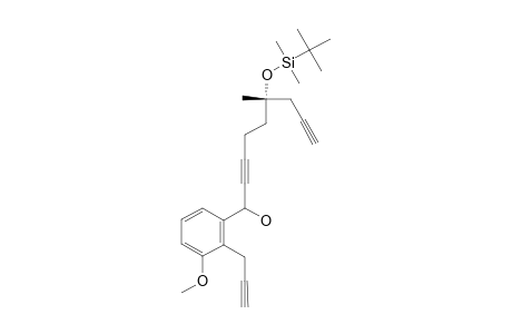 (6S)-6-(TERT.-BUTYL-DIMETHYL-SILANYLOXY)-1-(3-METHOXY-2-PROP-2-YNYL-PHENYL)-6-METHYL-NONA-2,8-DIYN-1-OL