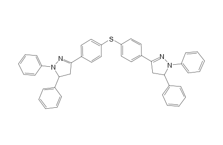 4,4'-Bis(1,5-diphenyl-.delta.2-pyrazolin-3-yl)diphenyl sulphide