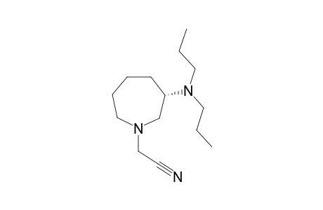(-)-[3-(N,N-DIPROPYLAMINO)-HEXAHYDROAZEPIN-1-YL]-ACETONITRILE