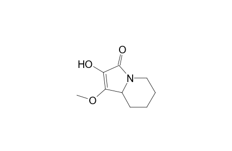 3(5H)-Indolizinone, 6,7,8,8a-tetrahydro-2-hydroxy-1-methoxy-