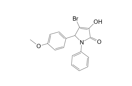 4-bromo-3-hydroxy-5-(4-methoxyphenyl)-1-phenyl-1,5-dihydro-2H-pyrrol-2-one