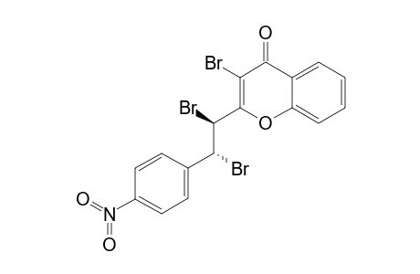 3-BROMO-2-[1,2-DIBROMO-2-(4-NITROPHENYL)-ETHYL]-CHROMONE