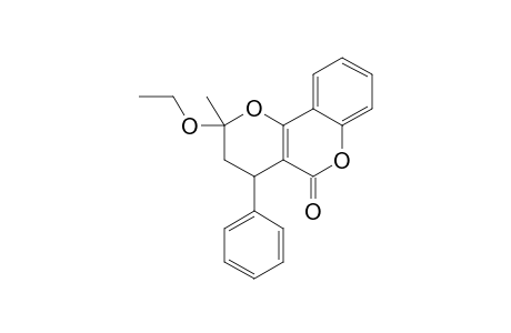 2-Ethoxy-2-methyl-4-phenyl-3,4-dihydro-2H-pyrano-[3,2-C]-chromen-5-one